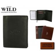 Meeste rahakott N4-CCFL BLACK, ALWAYS WILD, Nahast rahakotid